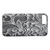 Imitate, in Gravur, metallisch Case-Mate iPhone Hülle (Rückseite (Horizontal))