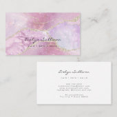 Imitate in rosa Ausführung Visitenkarte (Vorne/Hinten)