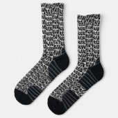 Imitate in Schwarz Socken (Links)