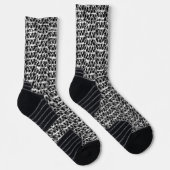 Imitate in Schwarz Socken (Rechts)
