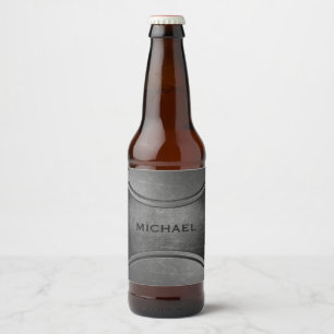 Imitate individuelle Name Flaschen aus Metall Bierflaschenetikett