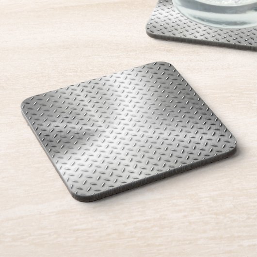 Imitate Industrielle Diamantplatte Getränkeuntersetzer (Linke Seite)