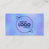 Imitate Iridescent Foil Elegante - Logo-Visitenkar Visitenkarte (Vorderseite)