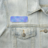 Imitate Iridescent Foil Elegante Name Markierung Namensschild (Beispiel)