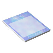 Imitate Iridescent Foil Elegantes Notepad Notizblock (angewinkelt)