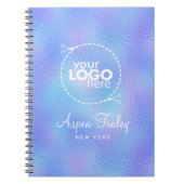 Imitate Iridescent Found Logo-Notebook Notizblock (Vorderseite)