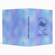 Imitate Iridescent Found Name 3 Ring Binder