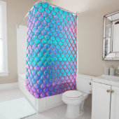 IMITATE iridescent mermaid Muster Duschvorhang (Beispiel)