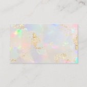 Imitate iridescent opal danke Ihnen Visitenkarte (Rückseite)