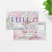 Imitate irisierende Glitzer Aquarellkarte (Schreibtisch)