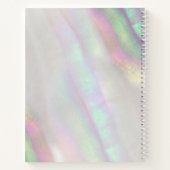 Imitate irisierende Muschel Notizblock (Rückseite)