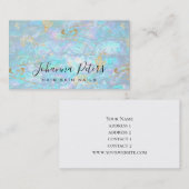 Imitate irisierende nacre Textur Visitenkarte (Vorne/Hinten)