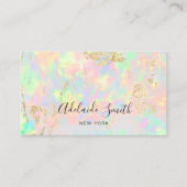 Imitate irisierende Opel-Stein-Visitenkarte Visitenkarte (Vorderseite)