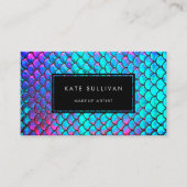 Imitate Irisierende Wirkung Meerjungfrau Design Visitenkarte (Vorderseite)