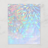 Imitate irisierende Wirkung Schönheitssalon Flyer (Hinten)