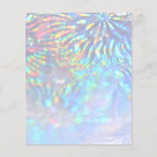 Imitate irisierende Wirkung Schönheitssalon Flyer (Hinten)