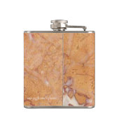 Imitate italienischer Marmor Flachmann (Rückseite)