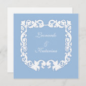 Imitate Jasperware Einladung (Vorne/Hinten)