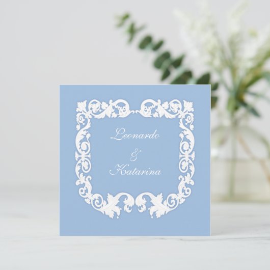 Imitate Jasperware Einladung (Stehend Vorderseite)