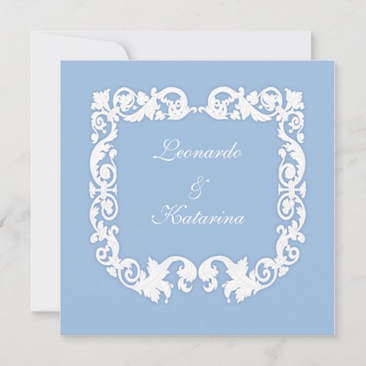 Imitate Jasperware Einladung (Vorderseite)