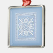 Imitate Jasperware Ornament Aus Metall (Links)