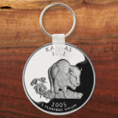 Imitate Kansas Staat Quarter Schlüsselanhänger (Vorderseite)
