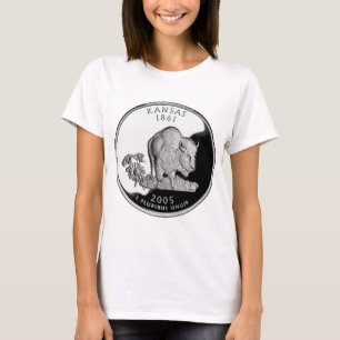Imitate Kansas Staat Quarter T-Shirt