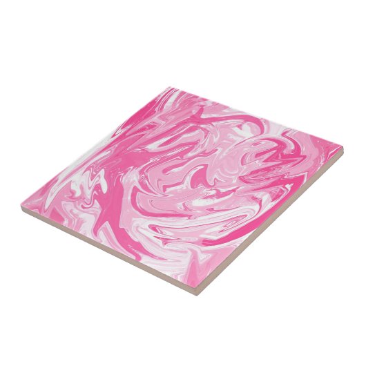 Imitate Keramik weiß und rosa Marmor Tile Fliese (Seite)
