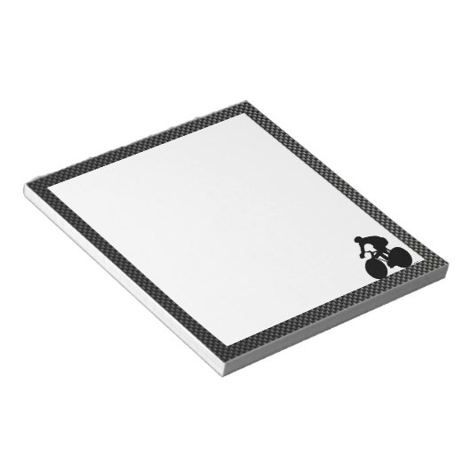 Imitate Kohlenfaser-Cycling Notizblock (angewinkelt)