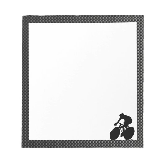 Imitate Kohlenfaser-Cycling Notizblock (Vorderseite)