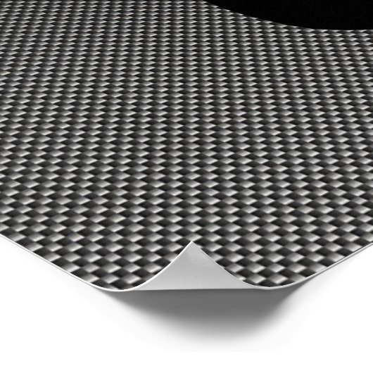 Imitate Kohlenfaser-Cycling Poster (Ecke)