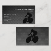 Imitate Kohlenfaser-Cycling Visitenkarte (Vorne/Hinten)