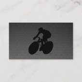 Imitate Kohlenfaser-Cycling Visitenkarte (Rückseite)
