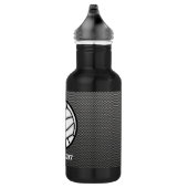 Imitate Kohlenstofffaser-Volleyball Edelstahlflasche (Rechts)