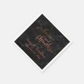 Imitate Kopieren Sie Script-Liebe und Danke mit / Serviette (Ecke)