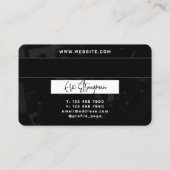 Imitate Kreditkarte sieht Fitness Visitenkarte (Rückseite)