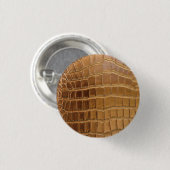 Imitate Krokodile Leder Tierhautmuster Button (Vorne & Hinten)