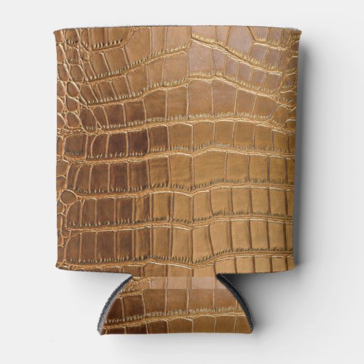 Imitate Krokodile Leder Tierhautmuster Dosenkühler (Vorderseite)