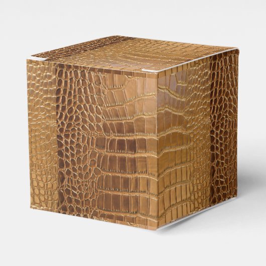 Imitate Krokodile Leder Tierhautmuster Geschenkschachtel (Vorderseite)