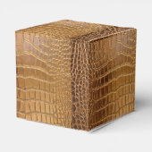 Imitate Krokodile Leder Tierhautmuster Geschenkschachtel (Rückseite)