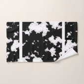 Imitate Kuh Schwarzweiß drucken Badhandtuch Set (Handtuch)