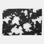Imitate Kuh Schwarzweiß drucken Geschirrtuch (Horizontal)