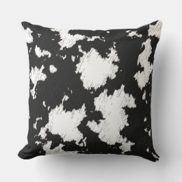 Imitate Kuh Schwarzweiß drucken Kissen