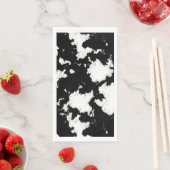 Imitate Kuh Schwarzweiß drucken Serviette (Beispiel)