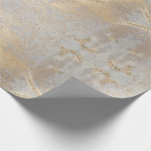 Imitate Kupfer Rose Gold Geschenkpapier (Ecke)