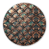 Imitate Kupferpatina aquamarine Muster einzigartig Keramikknauf (Vorderseite)