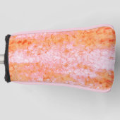 Imitate Lachsleder, weißlich Golf Headcover (Vorderseite)