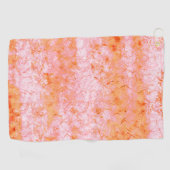 Imitate Lachsleder, weißlich Golfhandtuch (Horizontal)