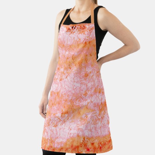 Imitate Lachsleder, weißlich Schürze (InSitu)