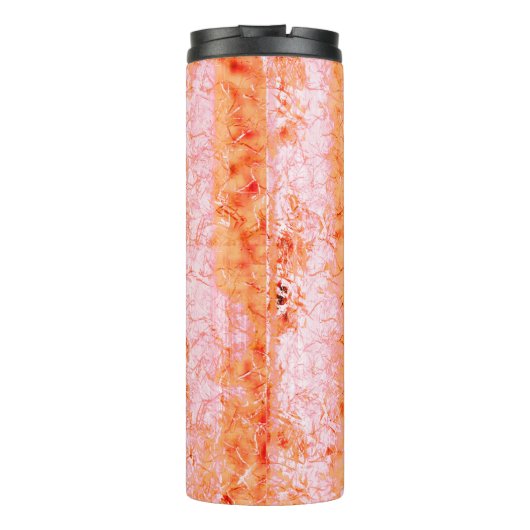 Imitate Lachsleder, weißlich Thermosbecher (Rückseite)